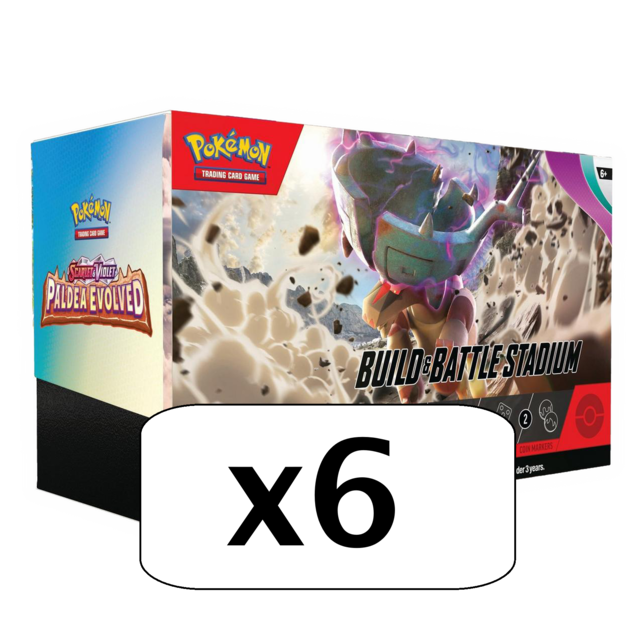 POKEMON PALDEA EVOLVED BUILD AND BATTLE STADIUM CASE