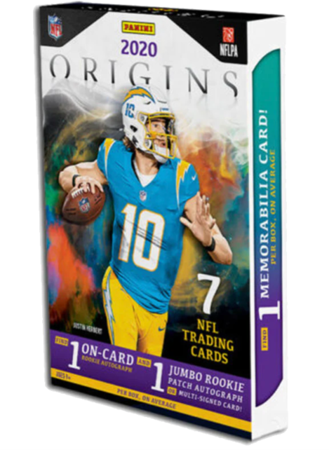 2020 PANINI ORIGINS FOOTBALL 16 HOBBY BOX CASE