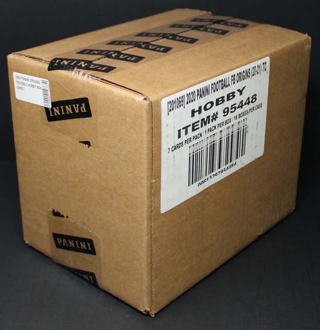 2020 PANINI ORIGINS FOOTBALL 16 HOBBY BOX CASE