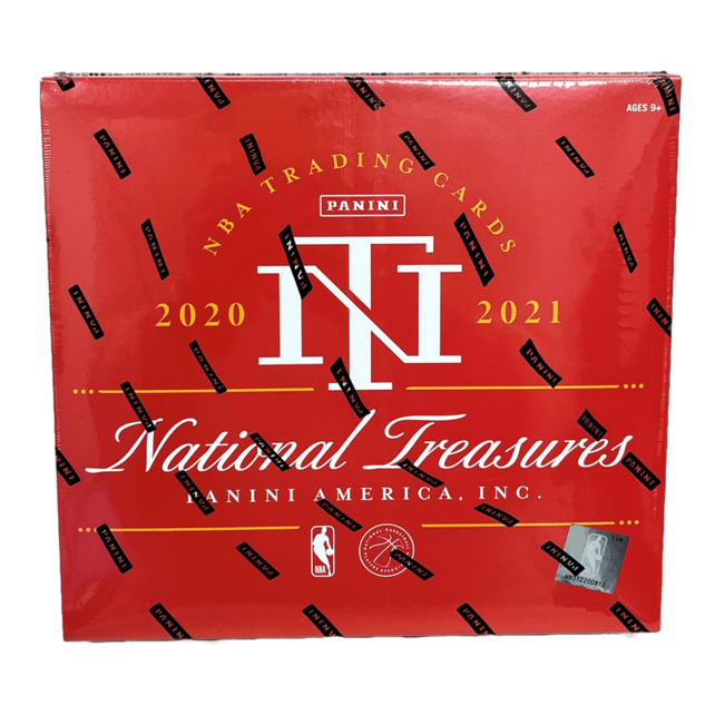 2020/21 PANINI NATIONAL TREASURES BASKETBALL 4 HOBBY BOX CASE