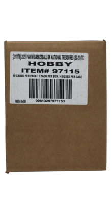 2020/21 PANINI NATIONAL TREASURES BBALL HOBBY CASE