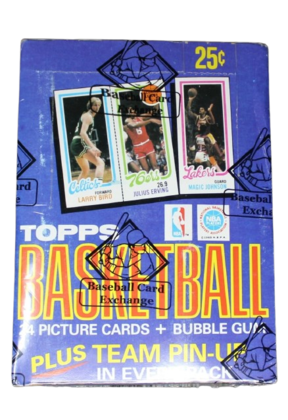 1980/81 TOPPS BASKETBALL BBCE UNOPENED WAX BOX