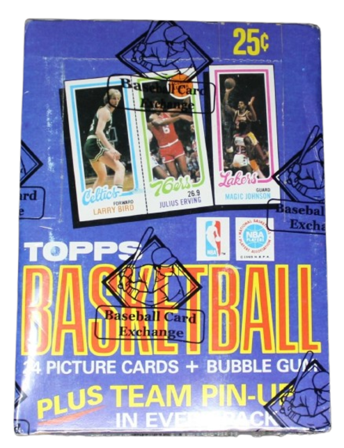 1980/81 TOPPS BASKETBALL BBCE UNOPENED WAX BOX POSSIBLE BIRD MAGIC ROOKIE CARDS