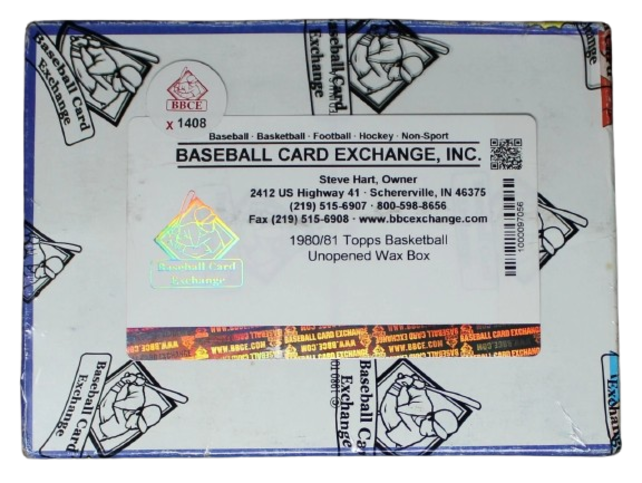 1980/81 TOPPS BASKETBALL BBCE UNOPENED WAX BOX POSSIBLE BIRD MAGIC ROOKIE CARDS