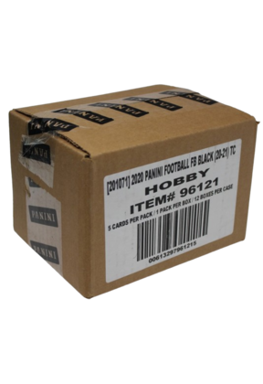 2020 PANINI BLACK FOOTBALL HOBBY BOX CASE
