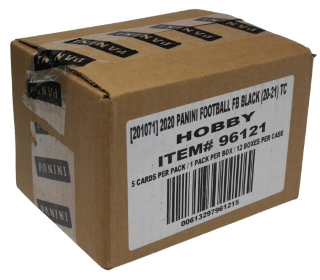 2020 PANINI BLACK FOOTBALL HOBBY BOX CASE