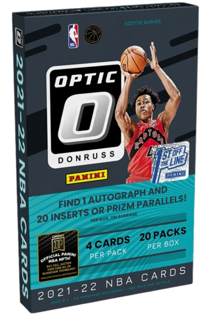 2021/22 PANINI DONRUSS OPTIC BASKETBALL 12 BOX CASE 1ST OFF THE LINE HOBBY