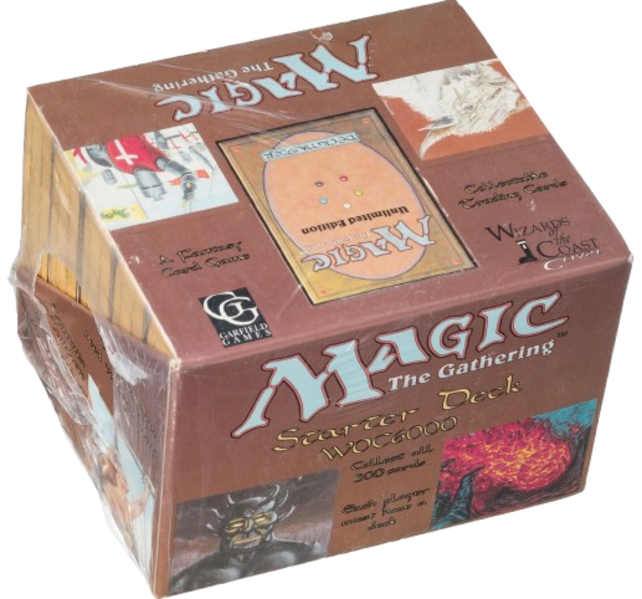 Unlimited Starter Deck Box ~ Magic The Gathering MTG