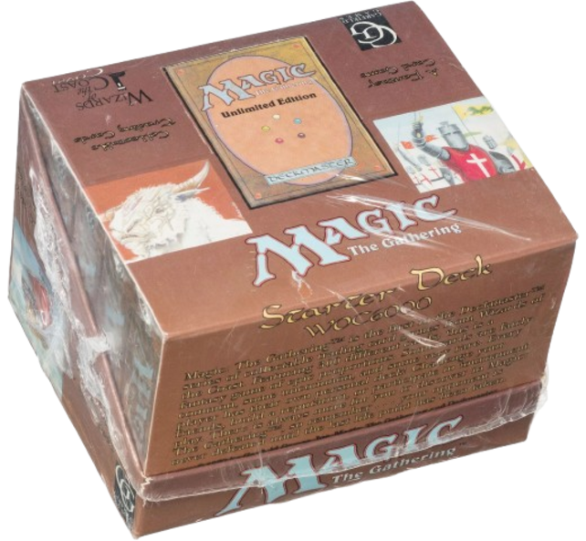 Unlimited Starter Deck Box ~ Magic The Gathering MTG