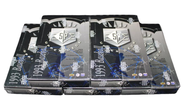 1993 UPPER DECK SP BASEBALL ~ 5 BOX LOT