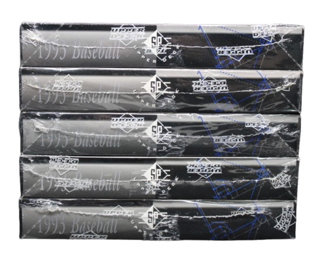 1993 UPPER DECK SP BASEBALL ~ 5 BOX LOT