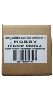 2019-20 PANINI NOIR BASKETBALL HOBBY 4 BOX CASE