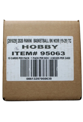 2019-20 PANINI NOIR BASKETBALL HOBBY 4 BOX CASE
