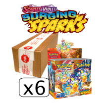 POKEMON SV08 SURGING SPARKS BOOSTER BOX CASE