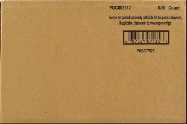 2018 TOPPS UPDATE BASEBALL 6 JUMBO BOX CASE