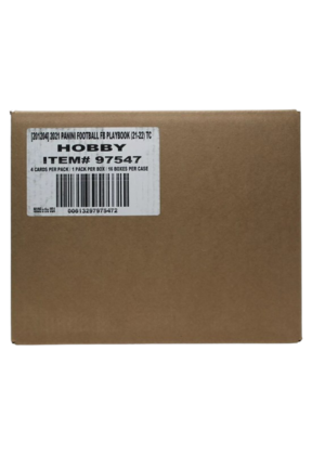2021 PANINI PLAYBOOK FOOTBALL 16 HOBBY BOX CASE