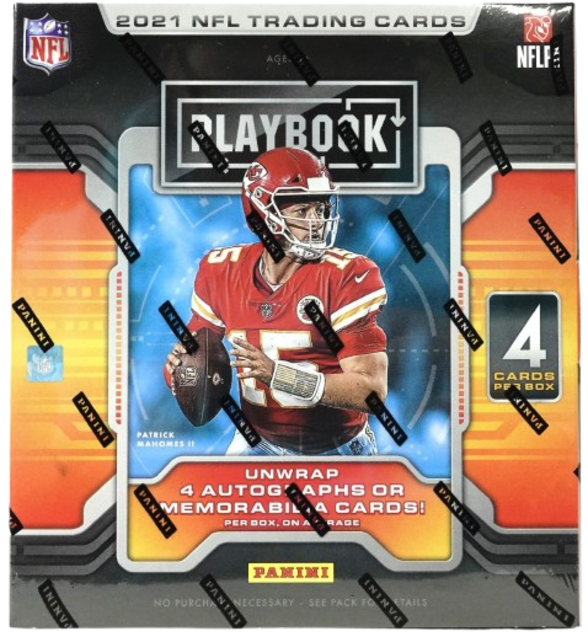 2021 PANINI PLAYBOOK FOOTBALL 16 HOBBY BOX CASE