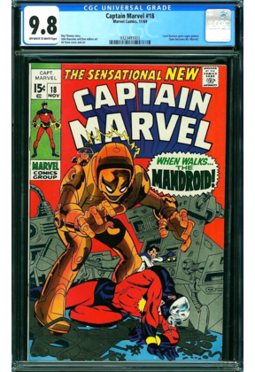CAPTAIN MARVEL #18 CGC 9.8 ONLY 10 EXIST! KEY ISSUE DANVERS GAINS POWERS #0323491003