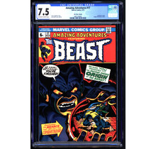 AMAZING ADVENTURES #17 OWW CGC 7.5 RARE UK PRICE VARIANT LAST BEAST#4461224002