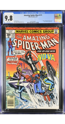 AMAZING SPIDER-MAN #171 CGC 9.8 BONE WHITE PAGES CGC #4510724001