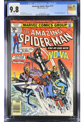 AMAZING SPIDER-MAN #171 CGC 9.8 BONE WHITE PAGES CGC #4510724001