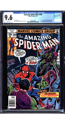 AMAZING SPIDER-MAN #180 CGC 9.6 WHITE PAGES GREEN GOBLIN APP CGC #4363247001