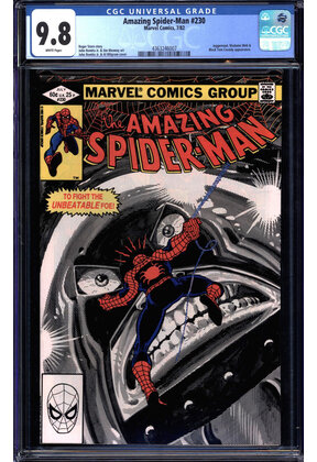 AMAZING SPIDER-MAN #230 CGC 9.8 WHITE PAGES HIGHEST GRADED #4363246007