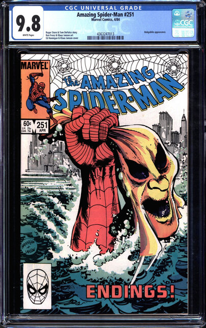AMAZING SPIDER-MAN #251 CGC 9.8 H0BGOBLIN APP CGC #4363247013