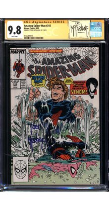 AMAZING SPIDER-MAN #315 CGC 9.8 SS TODD MCFARLANE 1ST VENOM COVER #4165800010