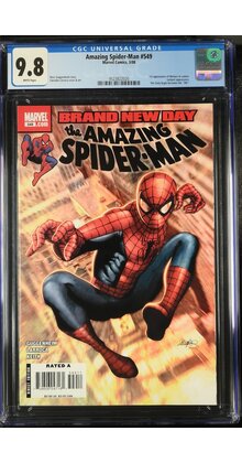 AMAZING SPIDER-MAN #549 CGC 9.8 WHITE PAGES #4523822020