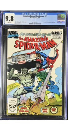 AMAZING SPIDER-MAN ANNUAL #23 CGC 9.8 WHITE PAGES CGC #4523823012