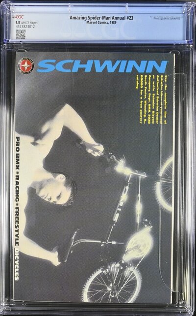 AMAZING SPIDER-MAN ANNUAL #23 CGC 9.8 WHITE PAGES CGC #4523823012