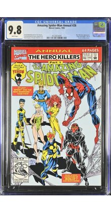 AMAZING SPIDER-MAN ANNUAL #26 CGC 9.8 WHITE PAGES CGC #4523823009