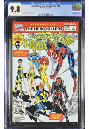 AMAZING SPIDER-MAN ANNUAL #26 CGC 9.8 WHITE PAGES CGC #4523823009