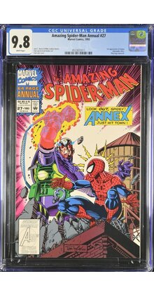 AMAZING SPIDER-MAN ANNUAL #27 CGC 9.8 WHITE PAGES CGC #4523823011