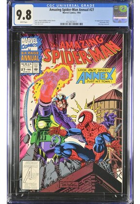 AMAZING SPIDER-MAN ANNUAL #27 CGC 9.8 WHITE PAGES CGC #4523823011