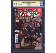 AVENGERS #1 CGC 9.8 2X SS STAN LEE, ROMITA JR. EL CAPITAN THEATER #1118277018