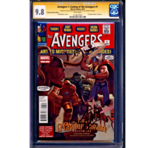 AVENGERS #1 CGC 9.8 2X SS STAN LEE, ROMITA JR. EL CAPITAN THEATER #1118277037