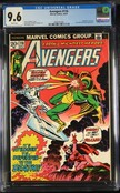 AVENGERS #116 CGC 9.6 WHITE PAGES DEFENDERS X-OVER CGC #4488767006