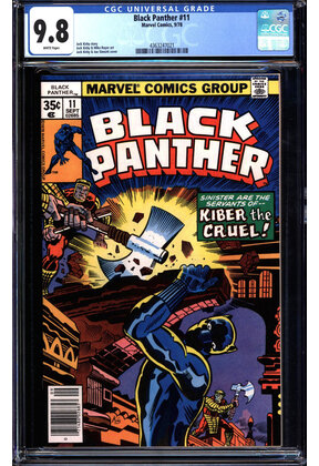 BLACK PANTHER #11 CGC 9.8 WHITE HIGHEST GRADED CGC #4363247021