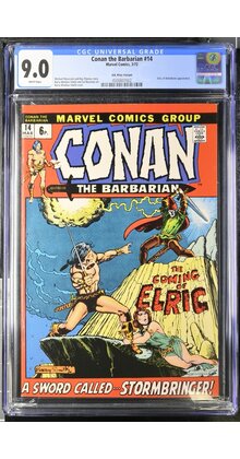 CONAN THE BARBARIAN #14 CGC 9.0 UK VARIANT THE ONLY UK ON CENSUS #4500807002