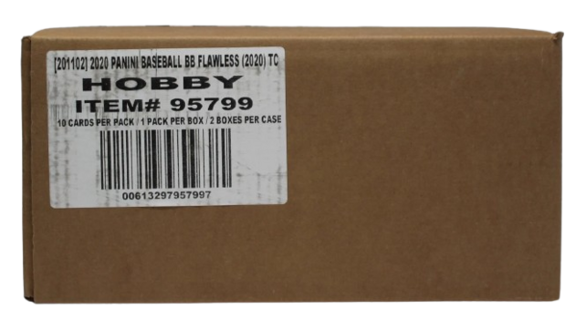 2020 PANINI FLAWLESS BASEBALL HOBBY 2 BOX CASE
