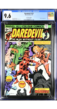 DAREDEVIL #123 CGC 9.6 W HIGHEST & ONLY UK VARIANT! #4510724003