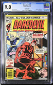 DAREDEVIL #131 CGC 9.0 OWW UK VARANT ORIGIN 1ST APP THE NEW BULLSEYE #4488769003
