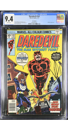 DAREDEVIL #141 CGC 9.4 UK PRICE VARIANT HIGHEST GRADED 1 OF 2 9.4's #449390305
