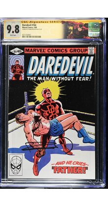 DAREDEVIL #164 CGC 9.8 SS FRANK MILLER SIGNED CGC #4571250001