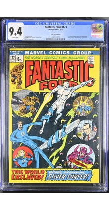 FANTASTIC FOUR #123 CGC 9.4 UK PRICE VARIANT SINGLE HIGHEST GRADED #4461224015