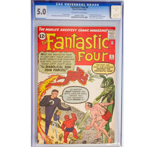 FANTASTIC FOUR #6 CGC 5.0 OWW 2ND APP DR DOOM 1ST MARVEL TEAM-UP #10069131003