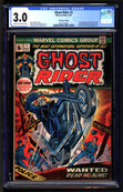 GHOST RIDER # 1 CGC 3.0 1ST APP OF SON OF SATAN RARE UK PRICE VARIANT 4421714001
