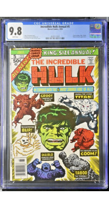 Incredible Hulk Annual #5 CGC 9.8 White Pages #4529117003
